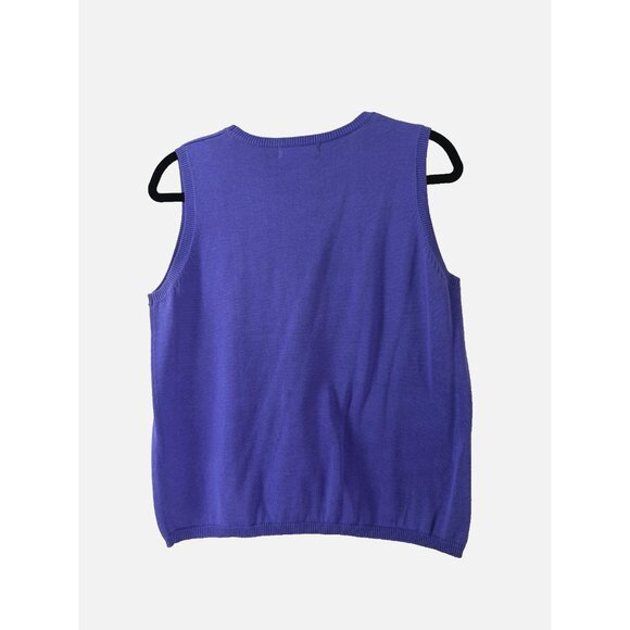 Dressbarn Womens M/L Set Of 4 Sweater Vests Lightweight Bundle Layers Preppy Fit - Picture 5 of 12